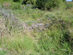 
British Ironworks stonework near the coke ovens, July 2011