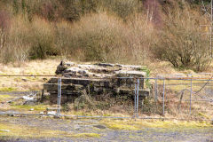 
British Ironworks engine house chimney base, February 2014