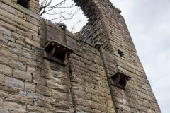 
British Ironworks engine house exterior detail, February 2014