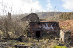 
British Ironworks, possibly an air raid shelter?, February 2014