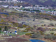 
Panorama of the British Ironworks site, April 2006