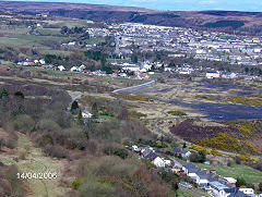 
Panorama of the British Ironworks site, April 2006