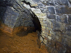 Watercourse under the British Ironworks site