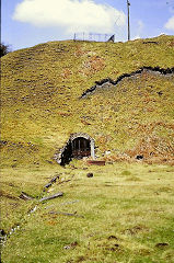 British Ironworks drainage level with ironmine shaft above in 1973, © Photo by Richard Morgan, courtesy of Steve Thomas
