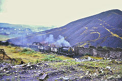 
Either 'Islwyn' or 'Illtyd' at the Lower Navigation Colliery site, Talywain Railway, August 1973, © Photo by Richard Morgan, courtesy of Steve Thomas