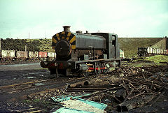 Big Arch shed, Talywain Railway, 'Islywn' AB 2332 of 1952, January 1968, © Photo by Alan Murray-Rust