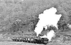 
'7754' in Cwm Nant Ddu, Talywain Railway, 1969, © Photo courtesy of 'Random Railways'