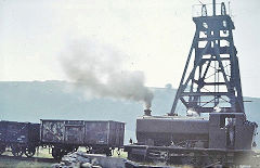 'Illtyd' or 'Islwyn' at Llanerch Colliery, Talywain Railway, August 1973, © Photo by Richard Morgan, courtesy of Steve Thomas