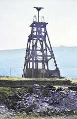 Llanerch Colliery and the Talywain Railway in the foreground, August 1973, © Photo by Richard Morgan, courtesy of Steve Thomas