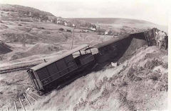 Exchange sidings and a bit of a mishap, c1960s, © Photo courtesy of Chris Tew
