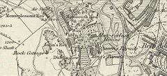 British village 1879, North, © Crown Copyright reserved