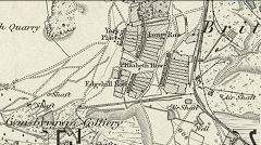British village 1879, South, © Crown Copyright reserved