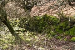 Rock Cottage, British village, below the quarry, February 2014