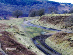 Talywain Railway at Rhiw Frank, April 2006