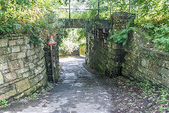 
Harpers Road lane LNWR bridge, August 2015