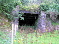 
Gomers Castle incline, LNWR bridge, Cwmavon, August 2010