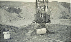 
Opencast operations on Varteg Hill, probably in the 1950-60s