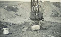 
Opencast operations on Varteg Hill, probably in the 1950-60s