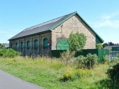 
LNWR goods shed, Talywain, July 2011