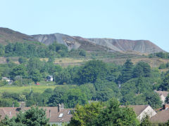 
Varteg Colliery tips from Talywain, July 2009