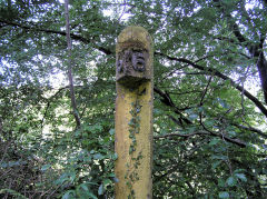 
Varteg Incline milepost, August 2010