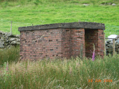 
Modern powder store at Varteg Hill Colliery Top Pits, June 2008