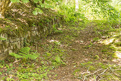 
Varteg LNWR Station footpath, July 2015