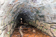 
Culvert under the trackbed near Varteg Hill Colliery Top Pits, September 2018