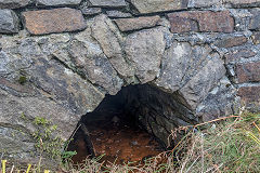 
Culvert under the trackbed near Varteg Hill Colliery Top Pits, September 2018