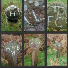 
Boundary markers, Waun Wen, © Photo courtesy of John Matthews