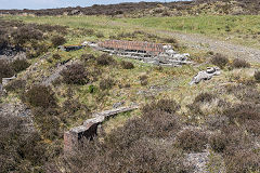 
Canada Tips foundations in the opencast pits, Blaenavon, March 2010