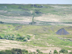 Dyne Steel incline from Milfraen, June 2014