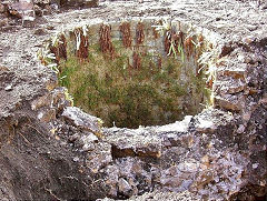 
Cinder Pit ventilation shafts, Blaenavon, c2005, © Photo courtesy of unknown source