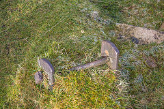 Hill Pit headgear support, Blaenavon, January 2014