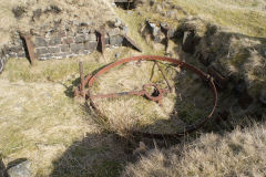 Hill Pit incline brakewheel, Blaenavon, March 2010