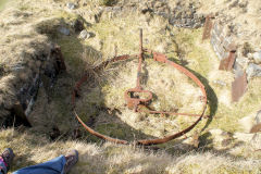 Hill Pit incline brakewheel, Blaenavon, March 2010