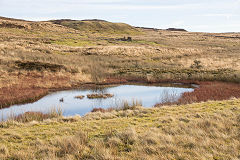 Hill Pit reservoir, Blaenavon, January 2014