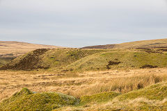 Hill Pit tips, Blaenavon, January 2014