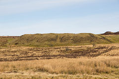 Hill Pit, tips above the site, Blaenavon, January 2014