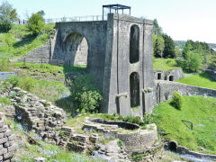 Blaenavon Ironworks balance tower, May 2012