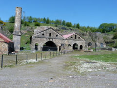 Blaenavon Ironworks casting sheds, May 2012