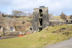 Blaenavon Ironworks balance tower, March 2010