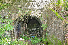 Peggi's Level tramroad bridge under Brynmawr Road, Blaenavon, May 2014