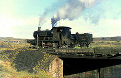 
'Toto No 6' near Big Pit, built by Andrew Barclay, No 1619 of 1919, November 1969, © Photo courtesy of Alan Murray-Rust