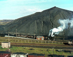 
'Toto No 6' near Big Pit, built by Andrew Barclay, No 1619 of 1919, November 1969, © Photo courtesy of Alan Murray-Rust