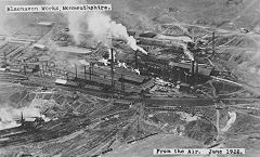 
Forgeside Ironworks from the air, 1922, © Photo courtesy of unknown source