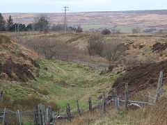 
Milfraen Colliery railway junction with the LNWR Blaenavon to Brynmawr railway, November 2021