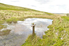 
Milfraen Colliery reservoir, Blaenavon, May 2014