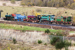 
Pontypool and Blaenavon railway industrial loco line-up, November 2016