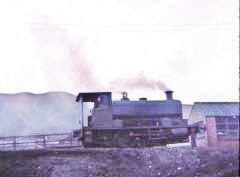 
'Toto No 6' at the engine shed, built by Andrew Barclay, No 1619 of 1919, April 1967